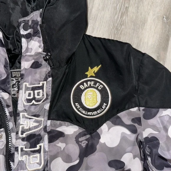 Bape X Puma Long puffer Jacket